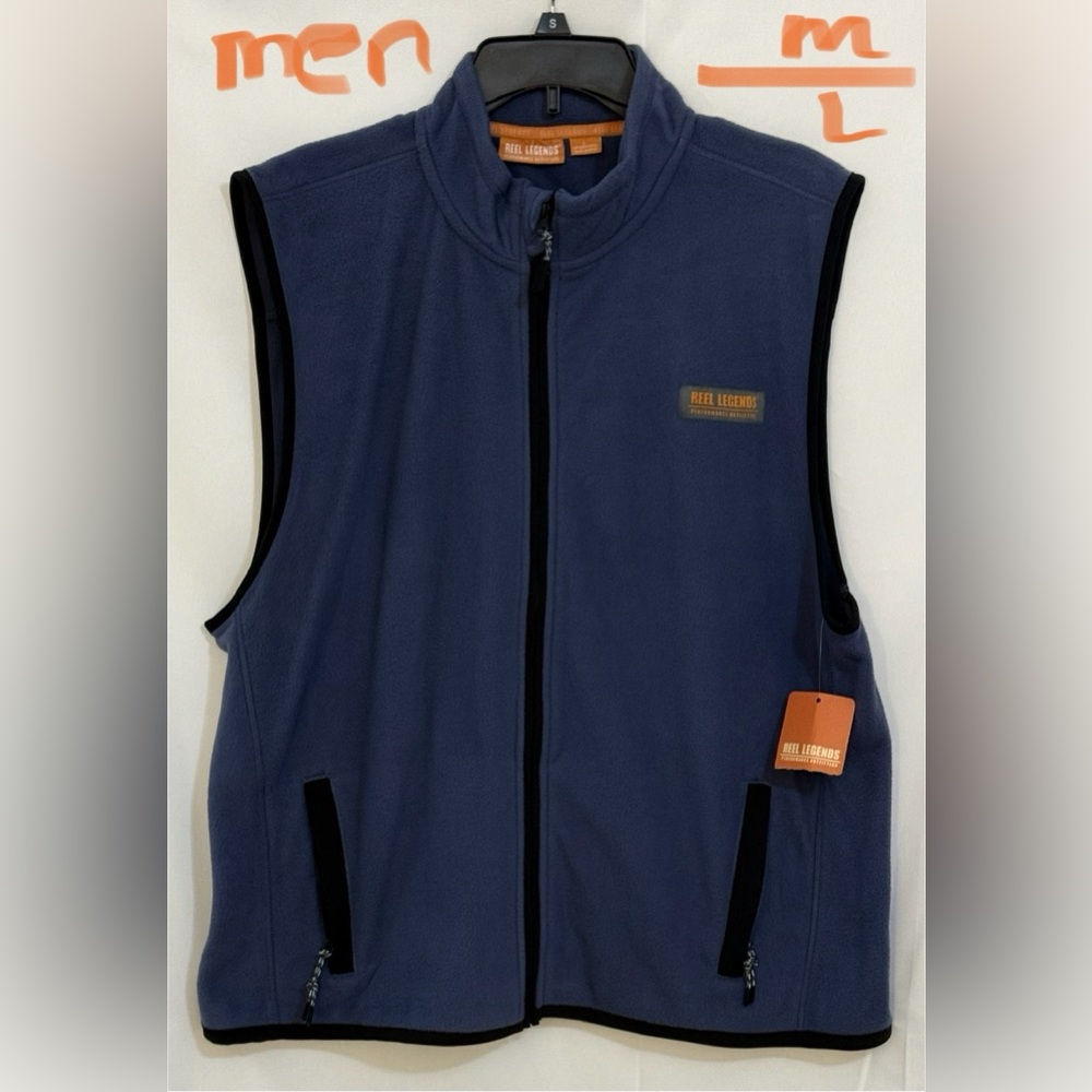 Reel Legends Blue Men's Vest